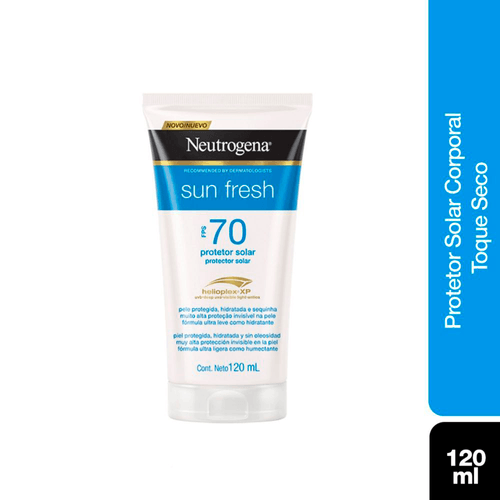 Protetor Solar Neutrogena Sun Fresh - FPS 70 - 120ml