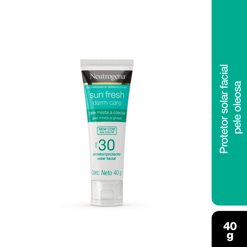 Protetor Solar Facial Neutrogena Derm Care FPS 30 Toque Seco Sem Cor 40g