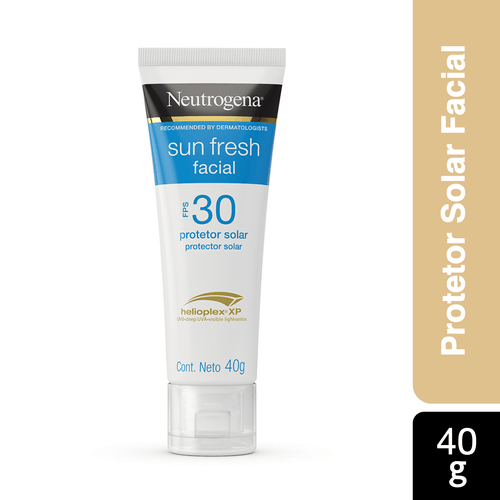 Protetor Solar Facial FPS 30 Neutrogena Sun Fresh Bisnaga 40g