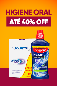 Higiene Oral até 40% OFF