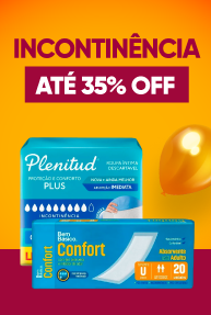 Incontinência até 35% OFF